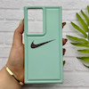 قاب گوشی Galaxy S23 Ultra سامسونگ سیلیکونی طرح نایکی NIKE پافر PC زیر بسته محافظ لنز دار کد 155017