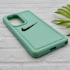 قاب گوشی Galaxy S24 Ultra سامسونگ سیلیکونی طرح نایکی NIKE پافر PC زیر بسته محافظ لنز دار کد 155018