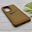 قاب گوشی Galaxy S24 Ultra سامسونگ سیلیکونی طرح نایکی NIKE پافر PC زیر بسته محافظ لنز دار کد 155020