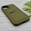 قاب گوشی iPhone 13 - iPhone 14 آیفون سیلیکونی طرح نایکی NIKE پافر PC زیر بسته محافظ لنز دار کد 155023