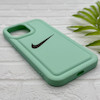 قاب گوشی iPhone 13 Pro Max آیفون سیلیکونی طرح نایکی NIKE پافر PC زیر بسته محافظ لنز دار کد 155025