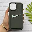 قاب گوشی iPhone 13 Pro Max آیفون سیلیکونی طرح نایکی NIKE پافر PC زیر بسته محافظ لنز دار کد 155027