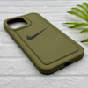 قاب گوشی iPhone 13 Pro Max آیفون سیلیکونی طرح نایکی NIKE پافر PC زیر بسته محافظ لنز دار کد 155028