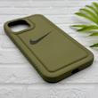 قاب گوشی iPhone 13 Pro Max آیفون سیلیکونی طرح نایکی NIKE پافر PC زیر بسته محافظ لنز دار کد 155028