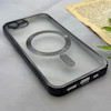 قاب گوشی iPhone 16E آیفون اورجینال الکتروپلیتینگ مگ سیف دار ژله ای شفاف اورجینال یونیک کیس VIP Case محافظ لنز دار مشکی کد 155051