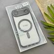 قاب گوشی iPhone 17 Air آیفون اورجینال الکتروپلیتینگ مگ سیف دار ژله ای شفاف اورجینال یونیک کیس VIP Case محافظ لنز دار مشکی کد 155054