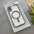 قاب گوشی iPhone X - XS آیفون اورجینال الکتروپلیتینگ مگ سیف دار ژله ای شفاف اورجینال یونیک کیس VIP Case محافظ لنز دار مشکی کد 155058