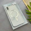 قاب گوشی iPhone XS Max آیفون اورجینال الکتروپلیتینگ مگ سیف دار ژله ای شفاف اورجینال یونیک کیس VIP Case محافظ لنز دار نقره ای کد 155061