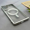 قاب گوشی Galaxy Note 20 سامسونگ اورجینال الکتروپلیتینگ مگ سیف دار ژله ای شفاف اورجینال یونیک کیس VIP Case محافظ لنز دار نقره ای کد 155062