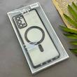 قاب گوشی Galaxy Note 20 سامسونگ اورجینال الکتروپلیتینگ مگ سیف دار ژله ای شفاف اورجینال یونیک کیس VIP Case محافظ لنز دار مشکی کد 155064