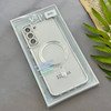 قاب گوشی Galaxy S22 Plus سامسونگ اورجینال الکتروپلیتینگ مگ سیف دار ژله ای شفاف اورجینال یونیک کیس VIP Case محافظ لنز دار نقره ای کد 155074
