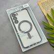 قاب گوشی Galaxy S23 Plus سامسونگ اورجینال الکتروپلیتینگ مگ سیف دار ژله ای شفاف اورجینال یونیک کیس VIP Case محافظ لنز دار مشکی کد 155077