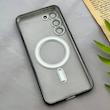 قاب گوشی Galaxy S23 Plus سامسونگ اورجینال الکتروپلیتینگ مگ سیف دار ژله ای شفاف اورجینال یونیک کیس VIP Case محافظ لنز دار مشکی کد 155077