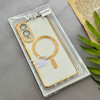 قاب گوشی Galaxy S25 Edge سامسونگ اورجینال الکتروپلیتینگ مگ سیف دار ژله ای شفاف اورجینال یونیک کیس VIP Case محافظ لنز دار طلایی کد 155079