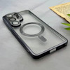 قاب گوشی Galaxy S26 Ultra سامسونگ اورجینال الکتروپلیتینگ مگ سیف دار ژله ای شفاف اورجینال یونیک کیس VIP Case محافظ لنز دار مشکی کد 155083