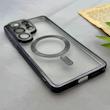 قاب گوشی Galaxy S26 Ultra سامسونگ اورجینال الکتروپلیتینگ مگ سیف دار ژله ای شفاف اورجینال یونیک کیس VIP Case محافظ لنز دار مشکی کد 155083