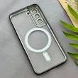 قاب گوشی Galaxy S22 سامسونگ اورجینال الکتروپلیتینگ مگ سیف دار ژله ای شفاف اورجینال یونیک کیس VIP Case محافظ لنز دار مشکی کد 155090