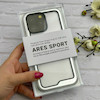 قاب گوشی iPhone 16 Pro Max آیفون اورجینال کی زد دو KZDOO سری ARES SPORT طرح طلقی شیشه ای شفاف دور فلزی کد 128430