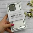 قاب گوشی iPhone 16 Pro Max آیفون اورجینال کی زد دو KZDOO سری ARES SPORT طرح طلقی شیشه ای شفاف دور فلزی کد 128430