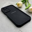 قاب گوشی Galaxy A15 سامسونگ طرح سیلیکونی Solid محافظ لنزدار مشکی کد 129361