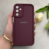 قاب گوشی Galaxy A15 سامسونگ طرح سیلیکونی Solid محافظ لنزدار زرشکی کد 129362