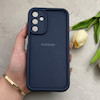 قاب گوشی Galaxy A15 سامسونگ طرح سیلیکونی Solid محافظ لنزدار سرمه ای کد 129363