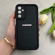 قاب گوشی Galaxy A24 سامسونگ طرح سیلیکونی Solid محافظ لنزدار مشکی کد 129364