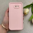 قاب گوشی Galaxy J4 Plus - J4 Core سامسونگ طرح سیلیکونی Solid محافظ لنزدار صورتی کد 129372