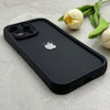 قاب گوشی iPhone 15 Pro Max آیفون طرح سیلیکونی Solid محافظ لنزدار مشکی کد 129378