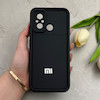 قاب گوشی Redmi 12C - Poco C55 - Redmi 11A شیائومی طرح سیلیکونی Solid محافظ لنزدار مشکی کد 129388