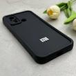 قاب گوشی Redmi 12C - Poco C55 - Redmi 11A شیائومی طرح سیلیکونی Solid محافظ لنزدار مشکی کد 129388