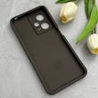 قاب گوشی Redmi Note 12 Pro 5G شیائومی طرح سیلیکونی Solid محافظ لنزدار قهوه ای کد 129392