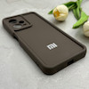قاب گوشی Redmi Note 12 Pro 5G شیائومی طرح سیلیکونی Solid محافظ لنزدار قهوه ای کد 129392