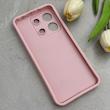 قاب گوشی Redmi Note 13 4G شیائومی طرح سیلیکونی Solid محافظ لنزدار صورتی کد 129396