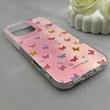 قاب گوشی iPhone 16 Pro Max آیفون فانتزی براق IMD لیزری لاکچری سخت HARD طرح پروانه کد 155246