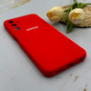 قاب گوشی Galaxy A05S سامسونگ سیلیکونی اورجینال پاک کنی درجه یک زیربسته قرمز کد 151576