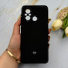 قاب گوشی Redmi 12C - Poco C55 - Redmi 11A شیائومی سیلیکونی اورجینال پاک کنی درجه یک زیربسته مشکی کد 151634