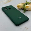قاب گوشی Redmi 12C - Poco C55 - Redmi 11A شیائومی سیلیکونی اورجینال پاک کنی درجه یک زیربسته سبز تیره کد 151635