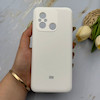 قاب گوشی Redmi 12C - Poco C55 - Redmi 11A شیائومی سیلیکونی اورجینال پاک کنی درجه یک زیربسته سفید کد 151636