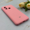 قاب گوشی Redmi 12C - Poco C55 - Redmi 11A شیائومی سیلیکونی اورجینال پاک کنی درجه یک زیربسته صورتی کد 151637