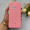قاب گوشی Redmi 12C - Poco C55 - Redmi 11A شیائومی سیلیکونی اورجینال پاک کنی درجه یک زیربسته صورتی کد 151637