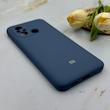 قاب گوشی Redmi 12C - Poco C55 - Redmi 11A شیائومی سیلیکونی اورجینال پاک کنی درجه یک زیربسته سرمه ای کد 151640