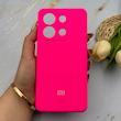 قاب گوشی Redmi Note 13 4G شیائومی سیلیکونی اورجینال پاک کنی درجه یک زیربسته سرخابی کد 151652