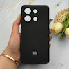 قاب گوشی Redmi Note 13 4G شیائومی سیلیکونی اورجینال پاک کنی درجه یک زیربسته مشکی کد 151653