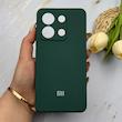 قاب گوشی Redmi Note 13 4G شیائومی سیلیکونی اورجینال پاک کنی درجه یک زیربسته سبز تیره کد 151657