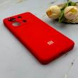 قاب گوشی Redmi Note 13 4G شیائومی سیلیکونی اورجینال پاک کنی درجه یک زیربسته قرمز کد 151659