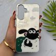 قاب گوشی Galaxy A26 سامسونگ موج دار VERSAILLES سه بعدی لنز کرومی طرح بره ناقلا کد 155812