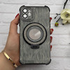 قاب گوشی iPhone 11 آیفون مگ سیف استندشو الکتروپلیتینگ شاین اورجینال YOCOROL محافظ لنزدار خاکستری کد 153834