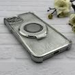 قاب گوشی iPhone 11 Pro Max آیفون مگ سیف استندشو الکتروپلیتینگ شاین اورجینال YOCOROL محافظ لنزدار نقره ای کد 153841