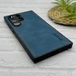قاب گوشی Galaxy S24 Ultra سامسونگ اورجینال برند DADOO دادوو 2026 طرح دوخت HARD چرمی محافظ لنزدار سرمه ای کد 155500